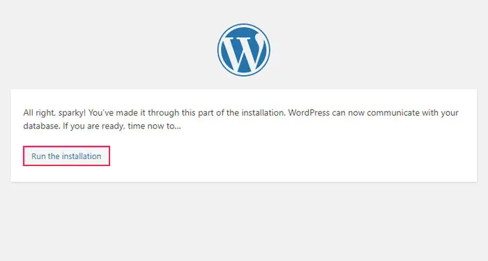 installer wordpress en local avec wamp